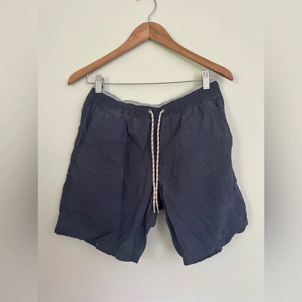 Classic Jcrew navy swim trunks